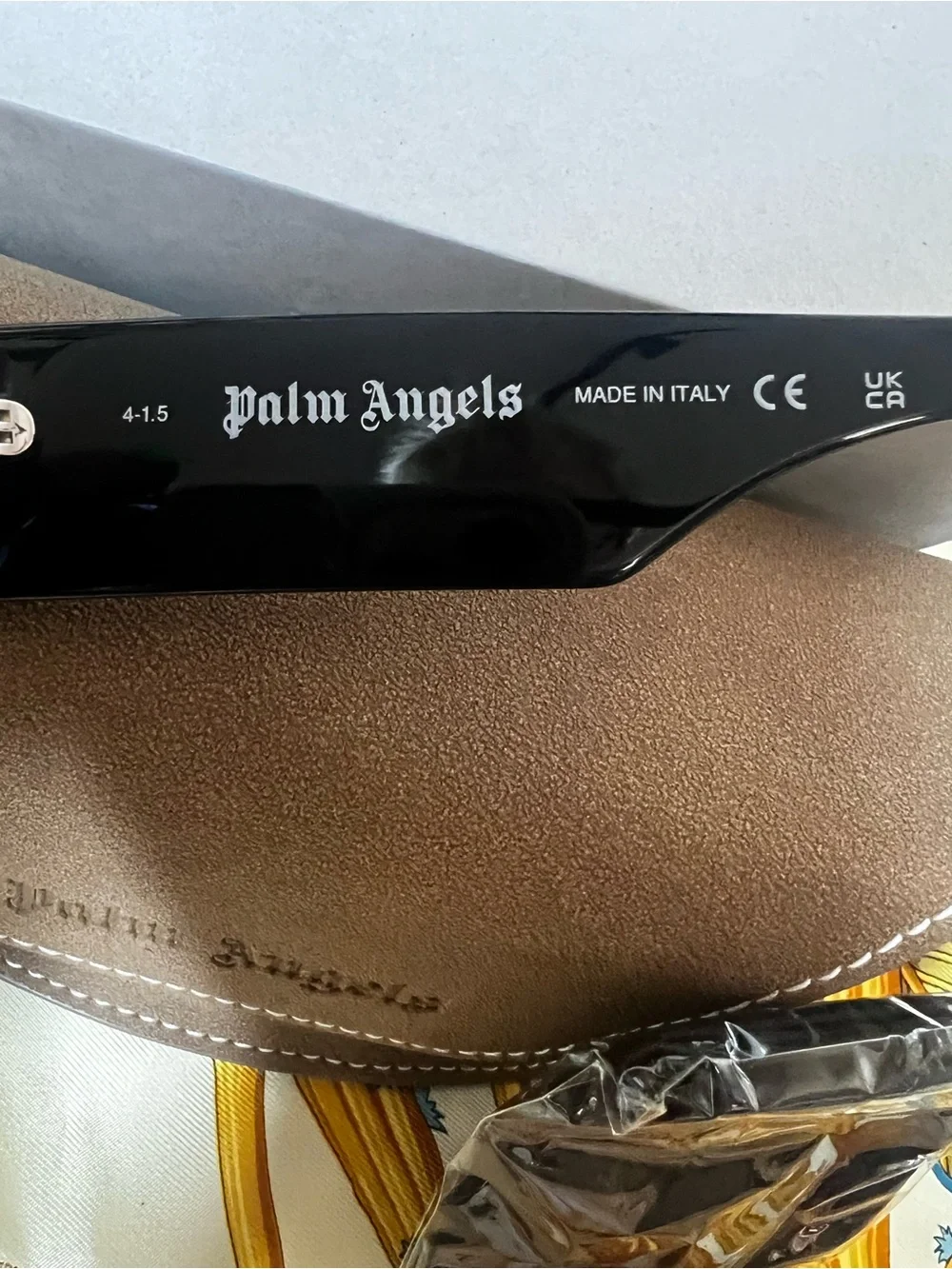Palm Angels PERI002 PALM 1045 Black/Blue Sunglasses 53-19-145 Brand New Full Set